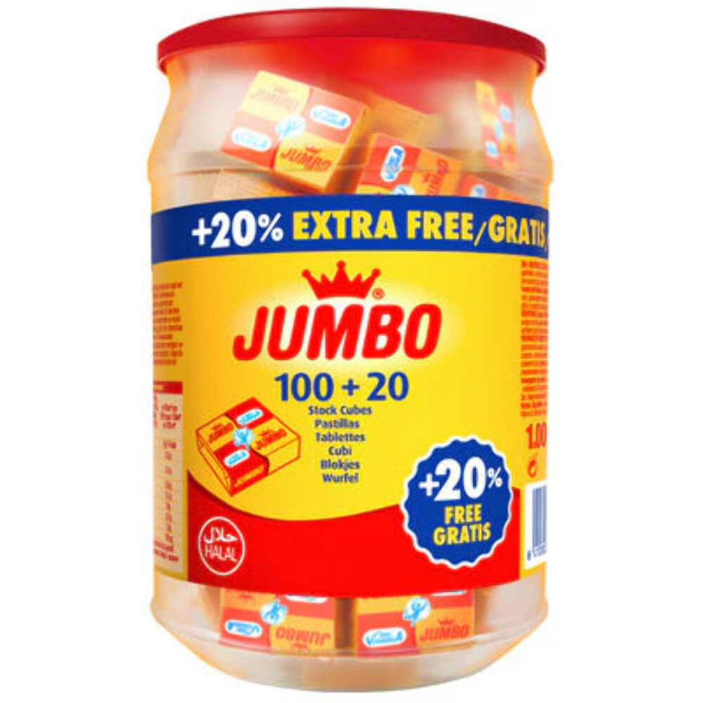 Jumbo Würfel 100 +20 Stücke 1200g
