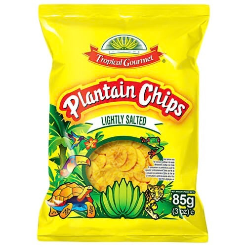 Plantain chips (leicht gesalzen) 85g